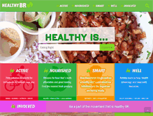 Tablet Screenshot of healthybr.com